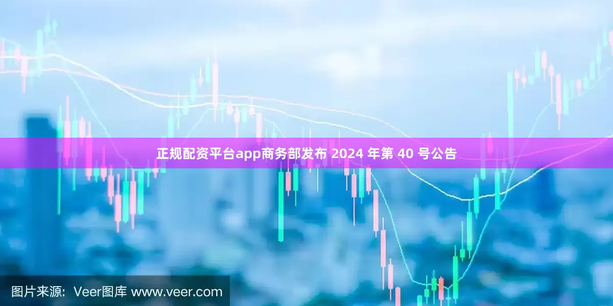 正规配资平台app商务部发布 2024 年第 40 号公告